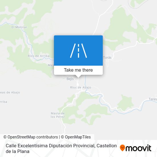 Calle Excelentísima Diputación Provincial map