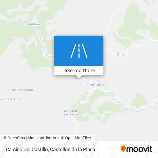 mapa Camino Del Castillo