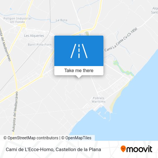 Camí de L'Ecce-Homo map