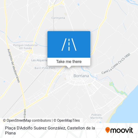 Plaça D'Adolfo Suárez González map