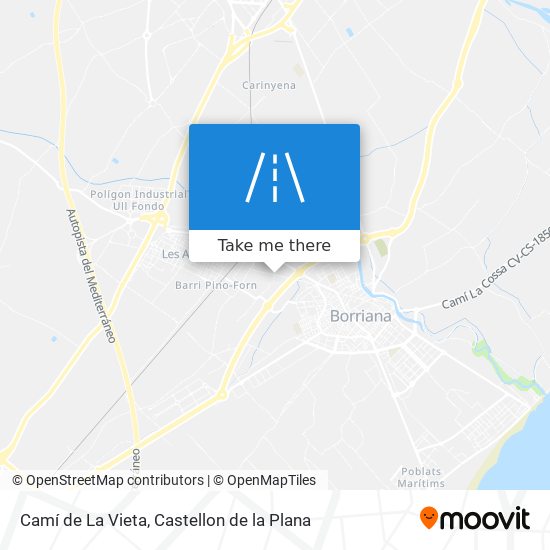 Camí de La Vieta map