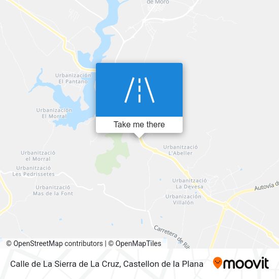 Calle de La Sierra de La Cruz map