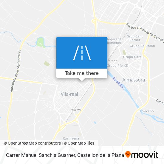 Carrer Manuel Sanchis Guarner map