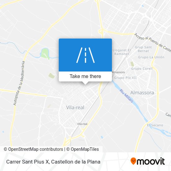 Carrer Sant Pius X map