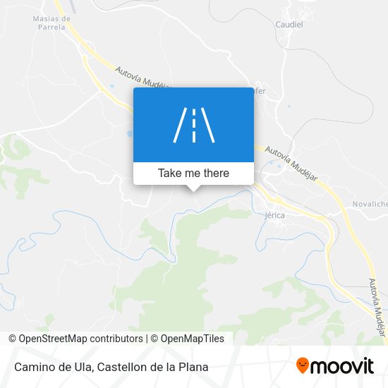 Camino de Ula map