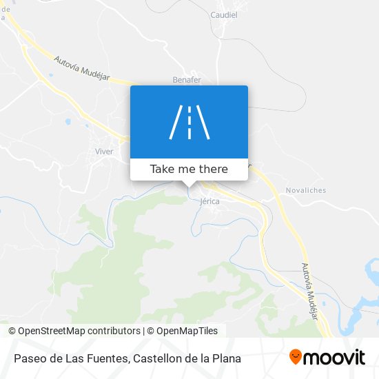 Paseo de Las Fuentes map