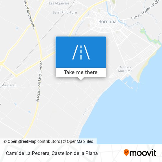 Camí de La Pedrera map
