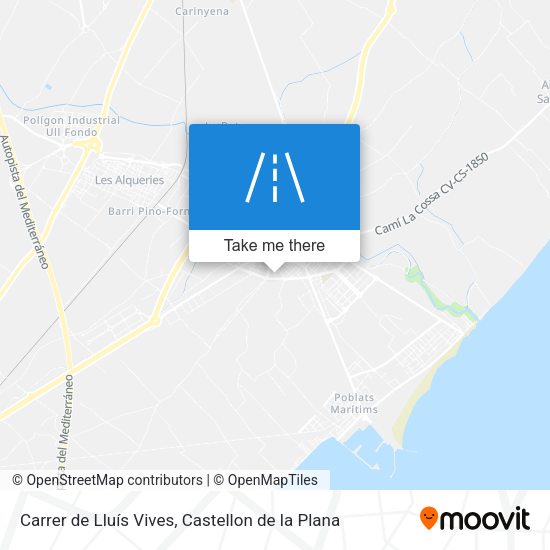 Carrer de Lluís Vives map