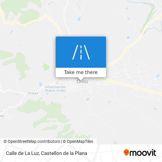 mapa Calle de La Luz