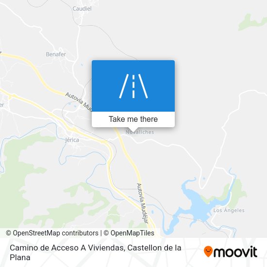 Camino de Acceso A Viviendas map