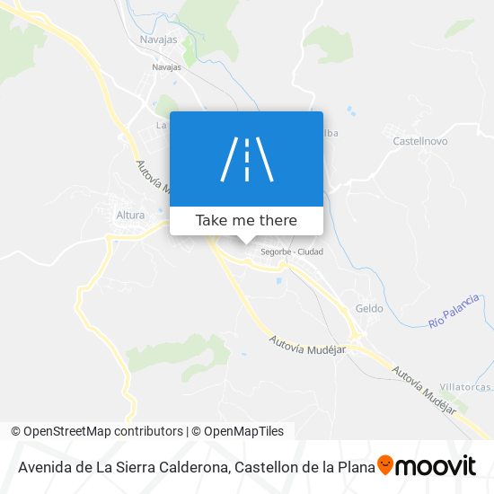 mapa Avenida de La Sierra Calderona
