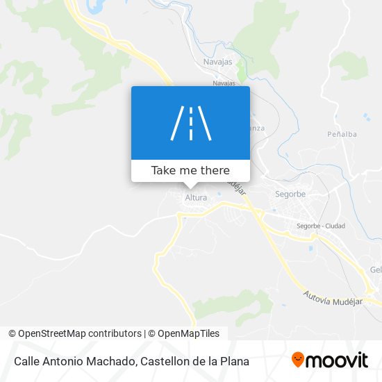 mapa Calle Antonio Machado