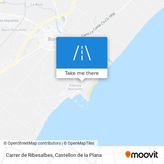 Carrer de Ribesalbes map