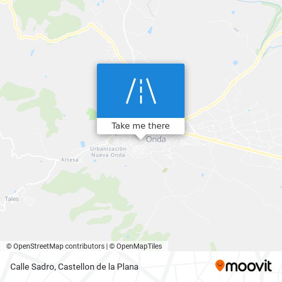 mapa Calle Sadro