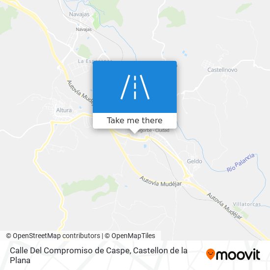 Calle Del Compromiso de Caspe map