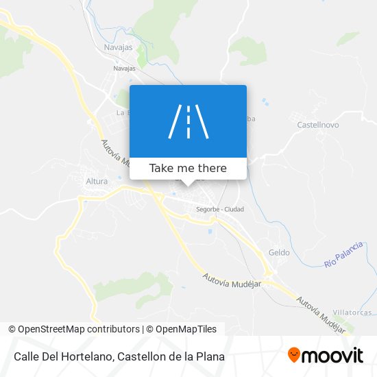mapa Calle Del Hortelano