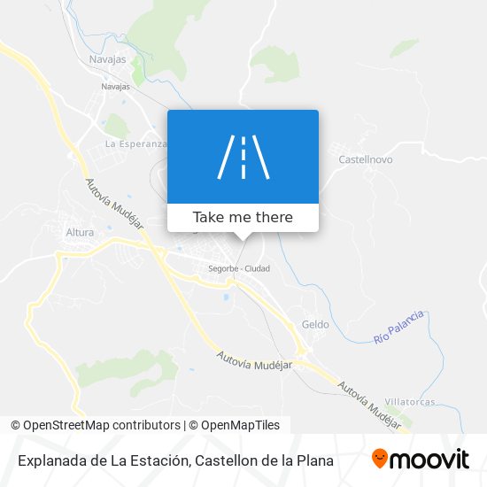 mapa Explanada de La Estación