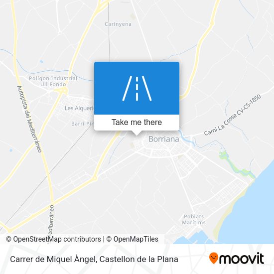 Carrer de Miquel Àngel map