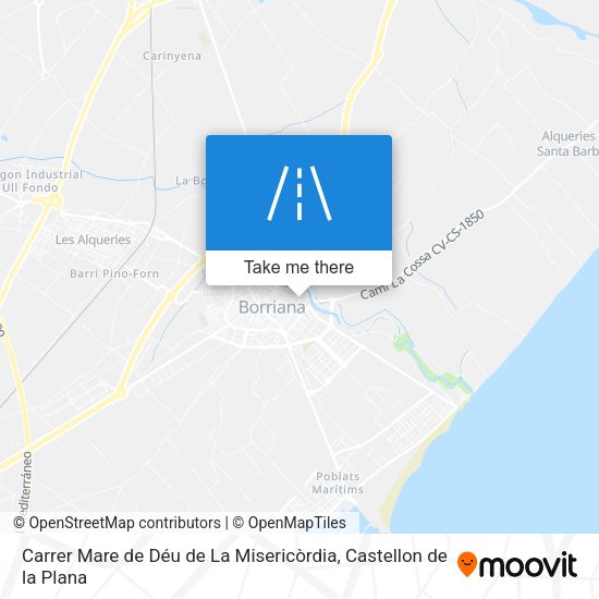 Carrer Mare de Déu de La Misericòrdia map