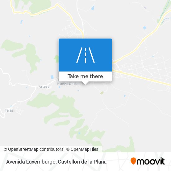 mapa Avenida Luxemburgo