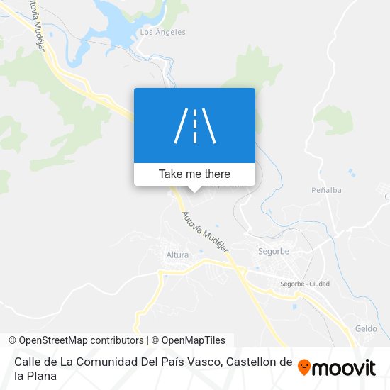 Calle de La Comunidad Del País Vasco map