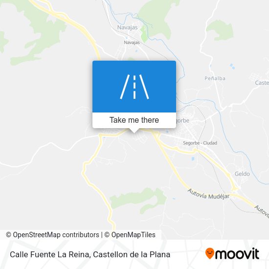 Calle Fuente La Reina map