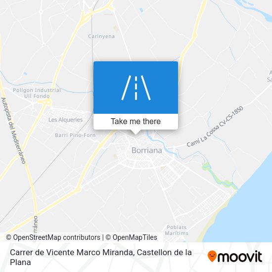 Carrer de Vicente Marco Miranda map