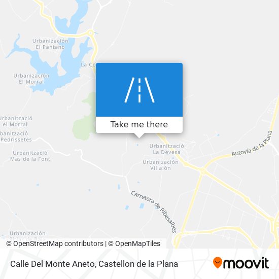 Calle Del Monte Aneto map