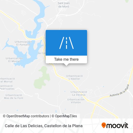 Calle de Las Delicias map