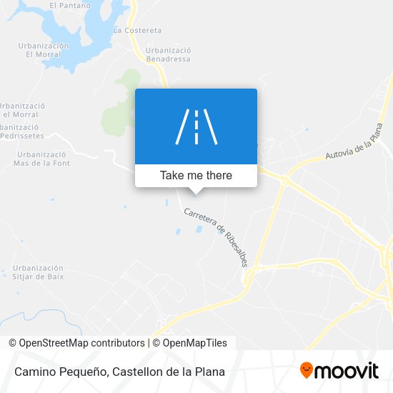 Camino Pequeño map