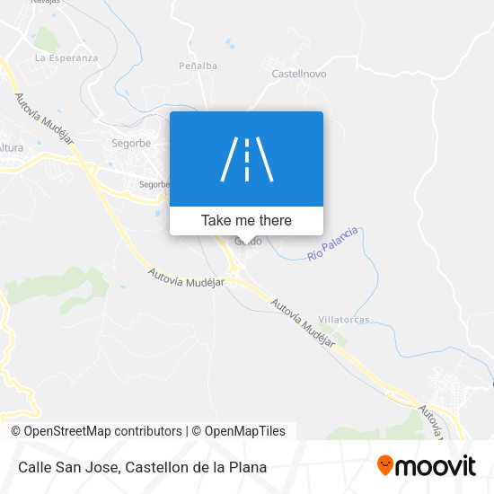 Calle San Jose map