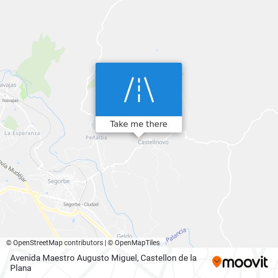 mapa Avenida Maestro Augusto Miguel