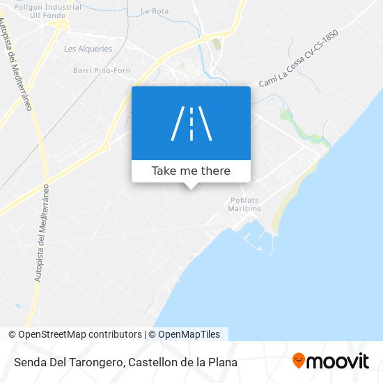 Senda Del Tarongero map