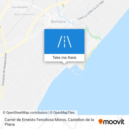 Carrer de Ernesto Fenollosa Moros map