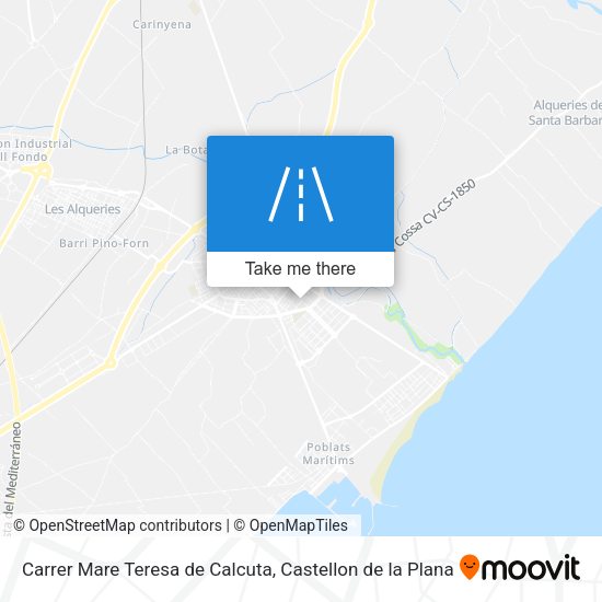 Carrer Mare Teresa de Calcuta map