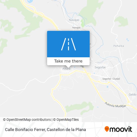 mapa Calle Bonifacio Ferrer