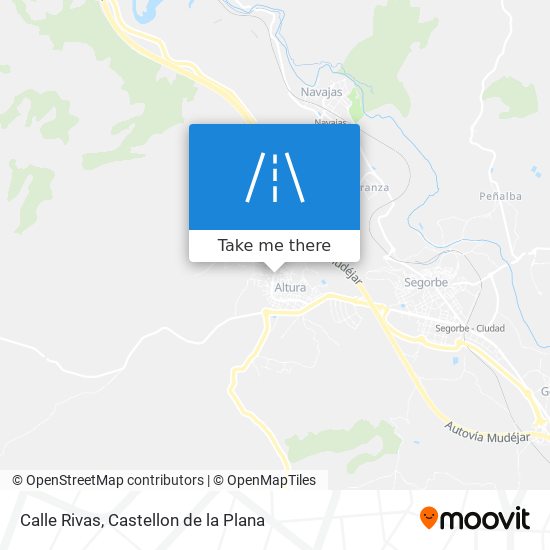 Calle Rivas map