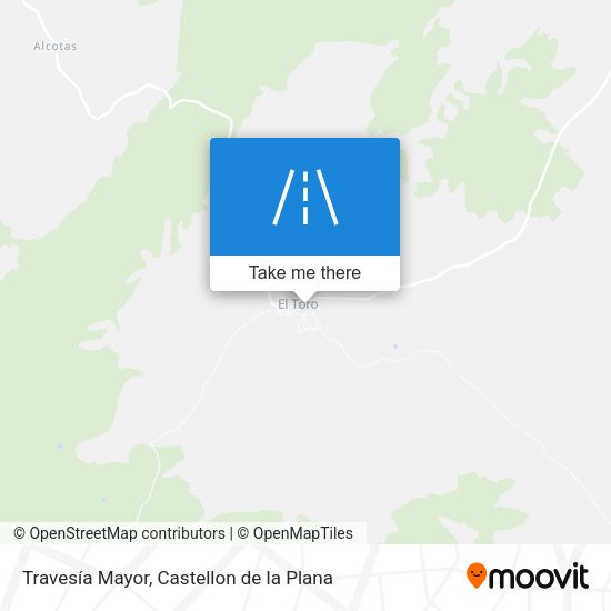Travesía Mayor map