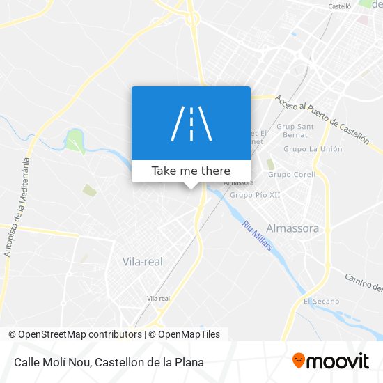mapa Calle Molí Nou