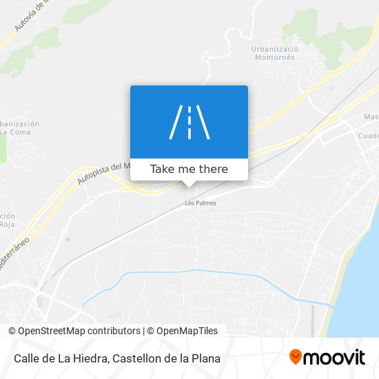 mapa Calle de La Hiedra