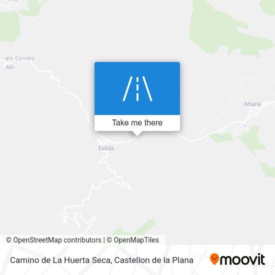 Camino de La Huerta Seca map