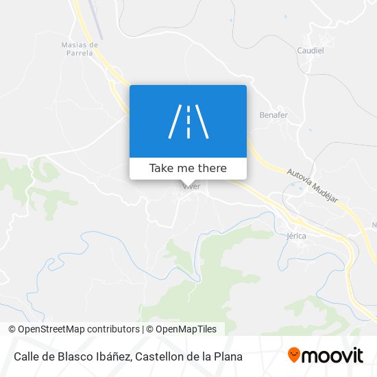 mapa Calle de Blasco Ibáñez