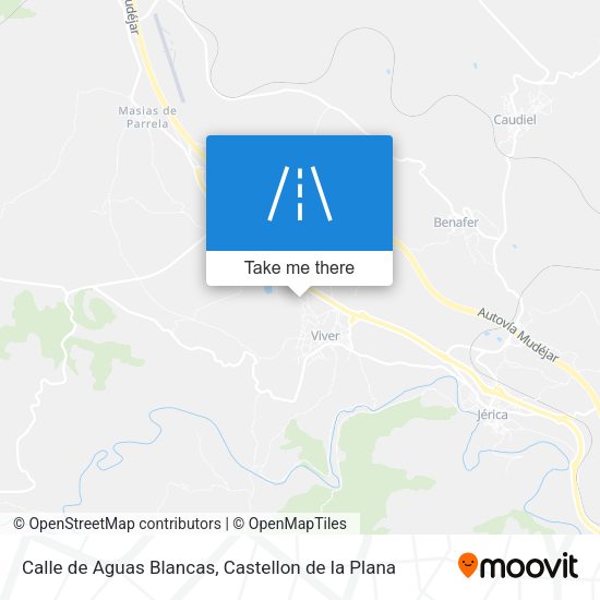 Calle de Aguas Blancas map