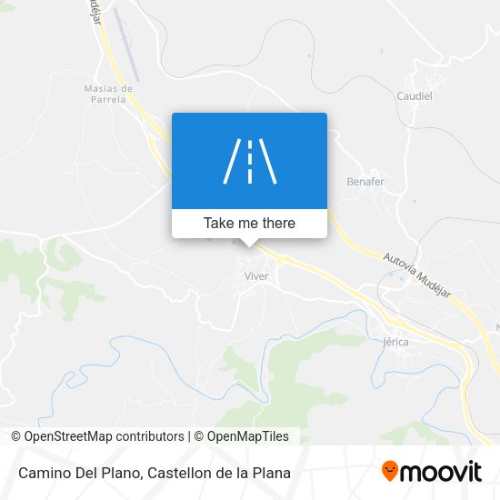 Camino Del Plano map