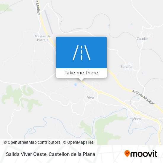 mapa Salida Viver Oeste