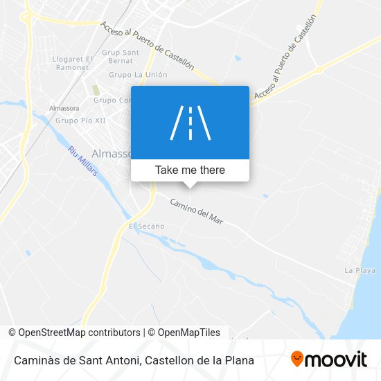 Caminàs de Sant Antoni map