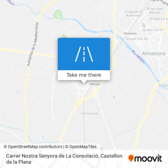 mapa Carrer Nostra Senyora de La Consolació