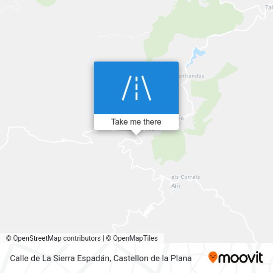 Calle de La Sierra Espadán map