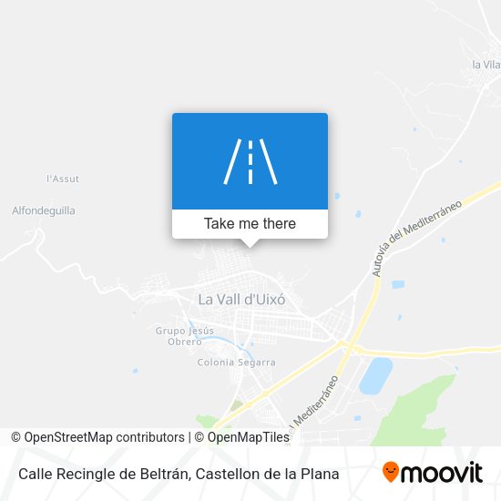 Calle Recingle de Beltrán map