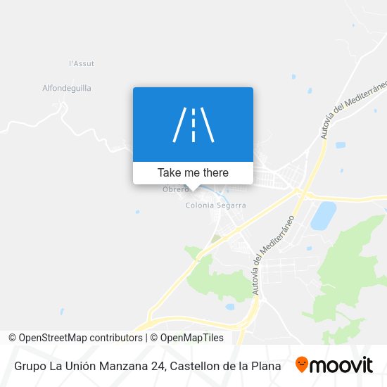 Grupo La Unión Manzana 24 map